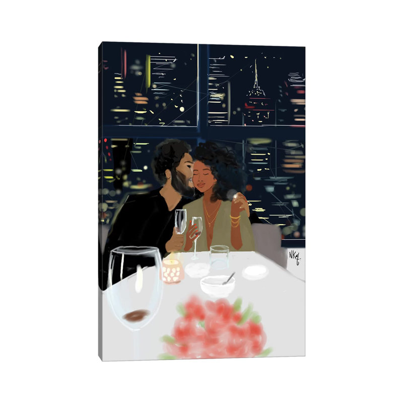 Couples 1 Piece Wall Art on Canvas, 66.04 cm H x 45.72 cm W x 1.91 cm D, Wrapped Canvas