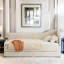 L-shaped Corduroy Daybed With 2 Storage Drawers-18620091