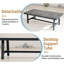 Table de salle à manger rectangulaire d'extérieur 55,43 po L