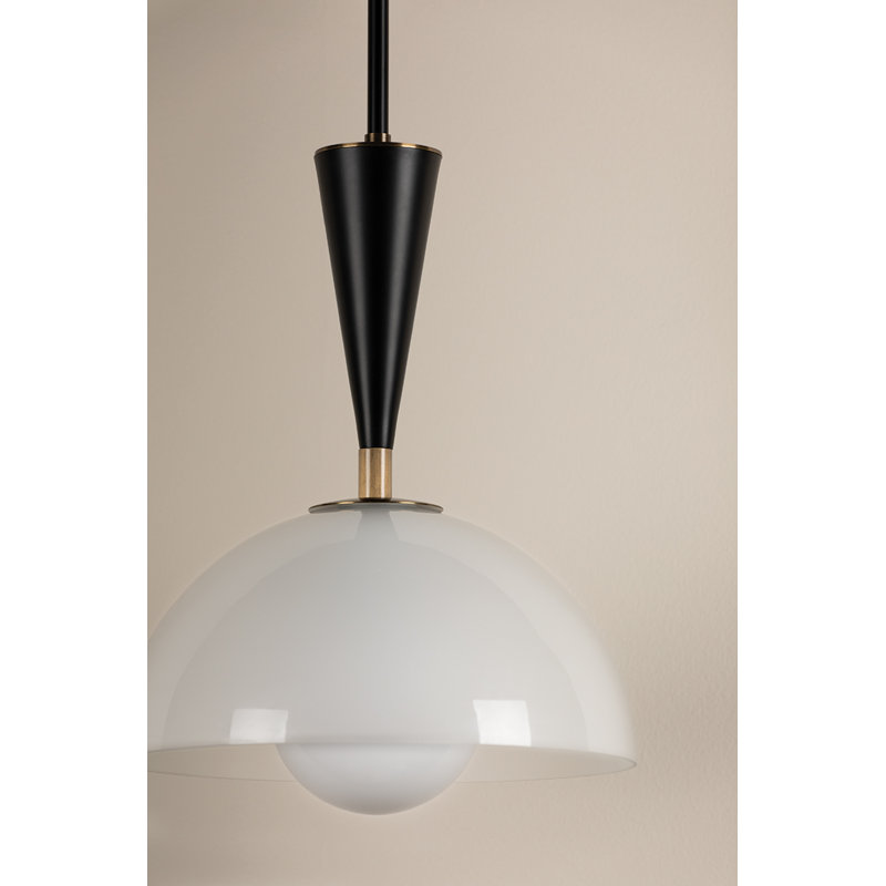 Payson 1 Light Pendant, 15.75" H x 12" W x 12" D