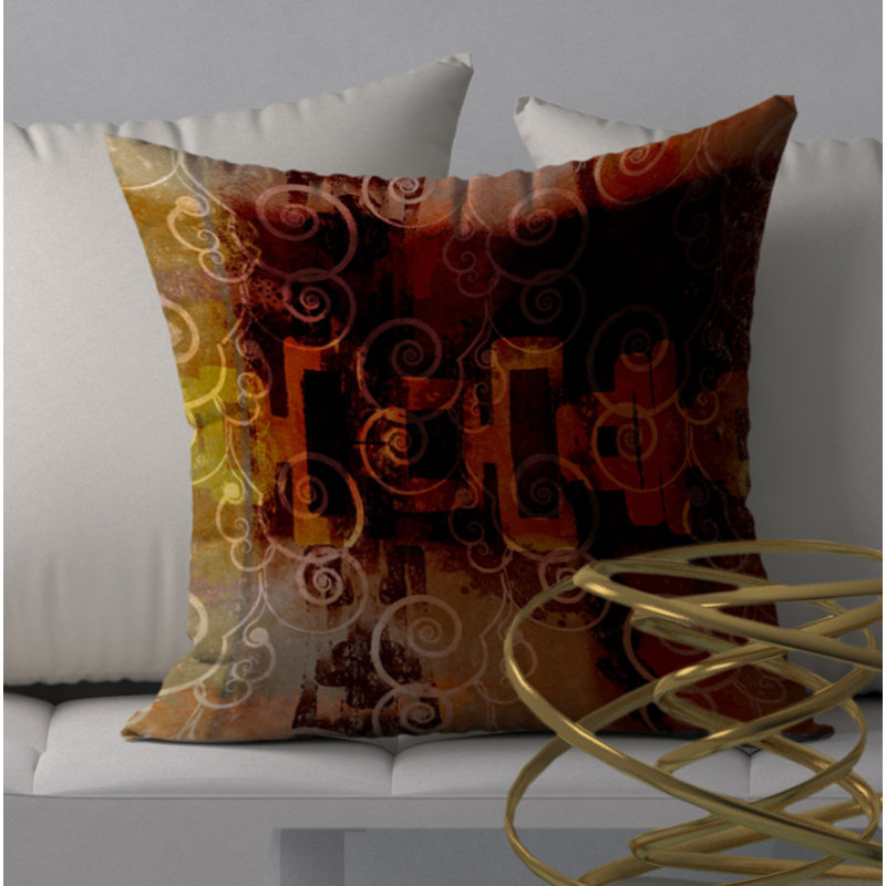 Housse de coussin carrée/insert, 18 po x 18 po