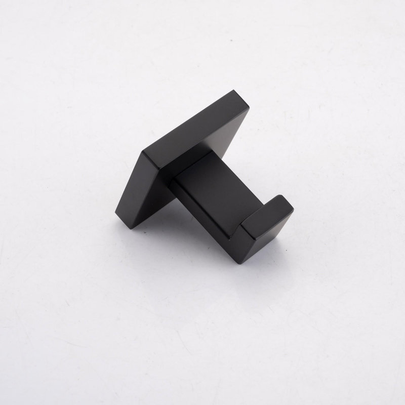 4-Piece Wall Mounted Bathroom Hardware Set is made of high quality materials, Matte Black