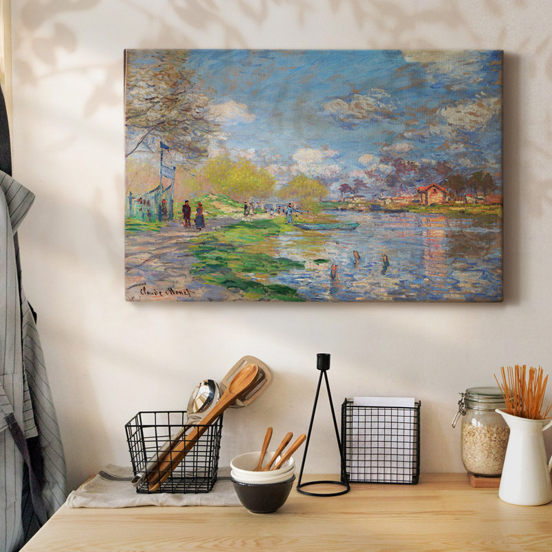 Monet - Toile tendue avec châssis, H 12 po x l 18 po