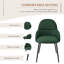 Antin Modern Upholstered Dining Chair with Armrest-1155720469