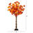 4Ft. Pre-Lit Deluxe Autumn Maple Artificial Fall Tree With 68 Warm White LED Lights