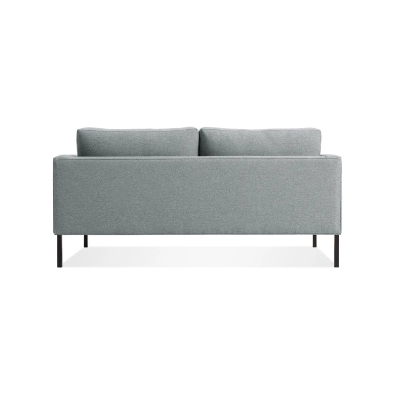 Paramount Loveseat, Sanford Ceramic Crossweave, Metal