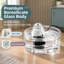 2.7L/91oz Glass Pet Water Fountain with ultra-quiet operation.
