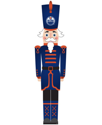 Edmonton Oilers 46" Nutcracker Leaner