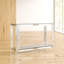 Codman 120cm Glass Top Console Table