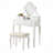 Wood Make-Up Vanity Table And Stool Set-1015902010