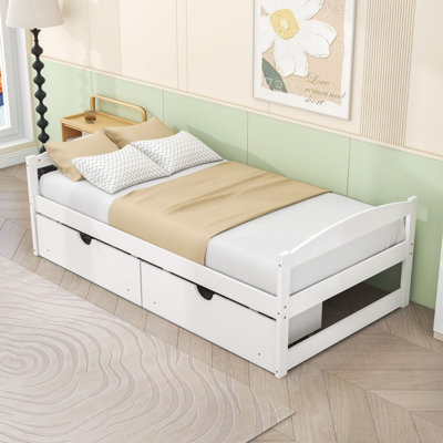 Comrie Twin Storage Platform Bed with Drawers