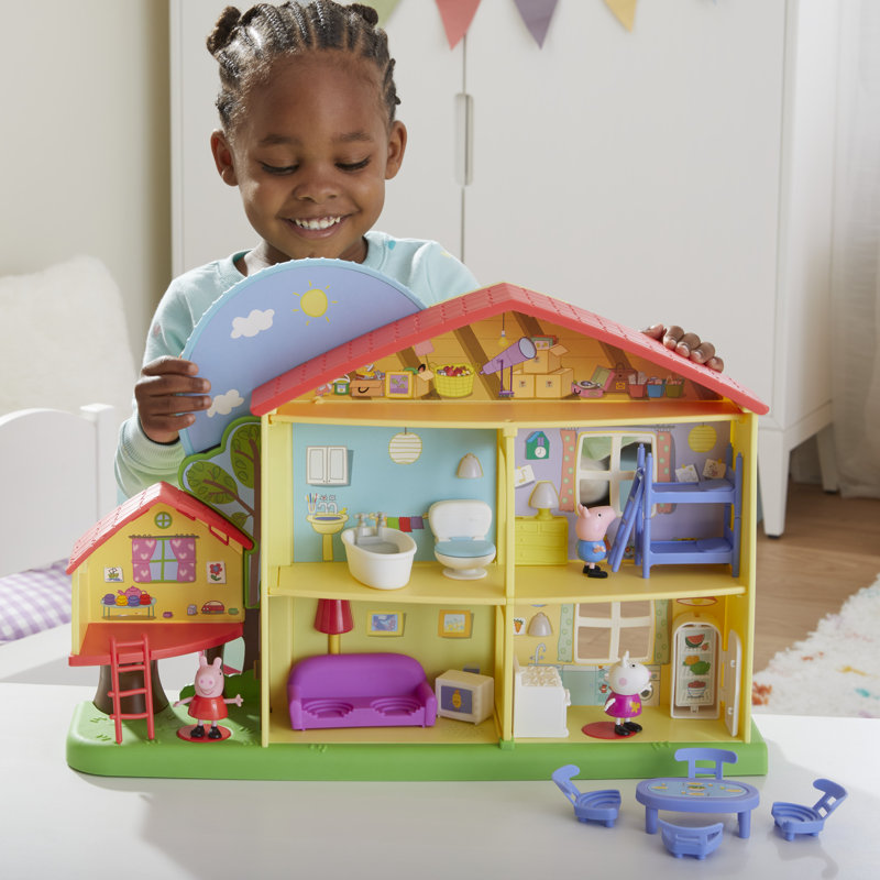 Peppa Pig Peppa's Adventures Peppa's Playtime To Bedtime House Preschool Toy, Speech, Light, And Sounds, Ages 3 And Up