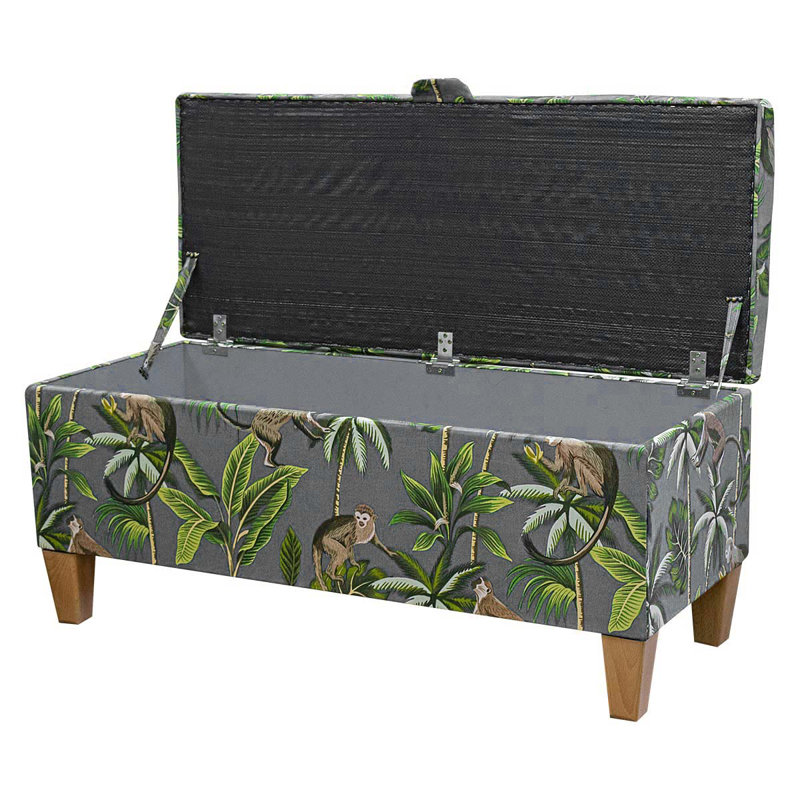100cm Storage Bench, Monkey Grey
