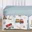 Construction Truck 4 Piece Crib Bedding Set