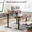 Height Adjustable Standing Desk With Monitor Stand and 2 Adjustable Monitor Shelves-1397682416-1396751254