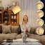 Conkle Floor Lamp with Bulb, Reading Lamp With Remote Control, Standing Light for Bedroom, Living Room