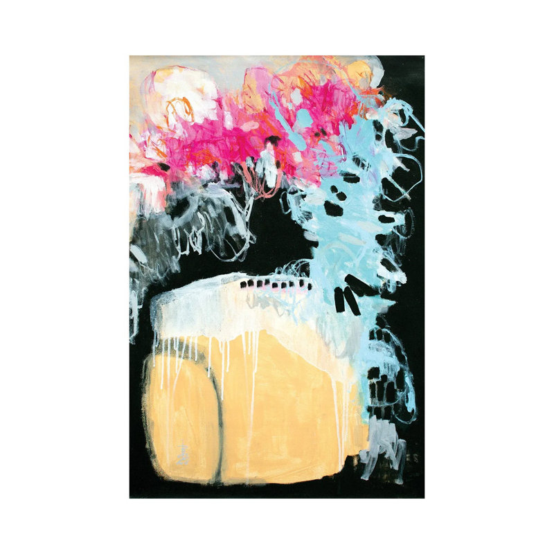 Pink Bonsai By Misako Chida - Wrapped Canvas Painting by Misako Chida - Wrapped Canvas Painting, 101.6 cm H x 66.04 cm W