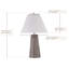Lampe de table 22 "H
