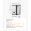 Machine à crème glacée en acier inoxydable machine automatique 2,11 pte argent