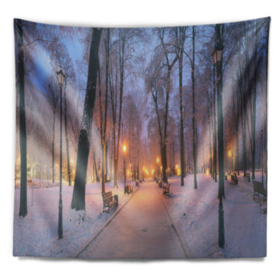 Tapisserie de jardin en hiver mariinsky Landscape