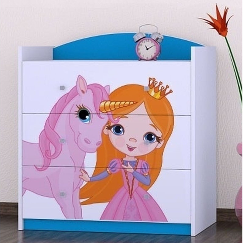 Kongsberg Kids 3 - Drawer Chest, Blue