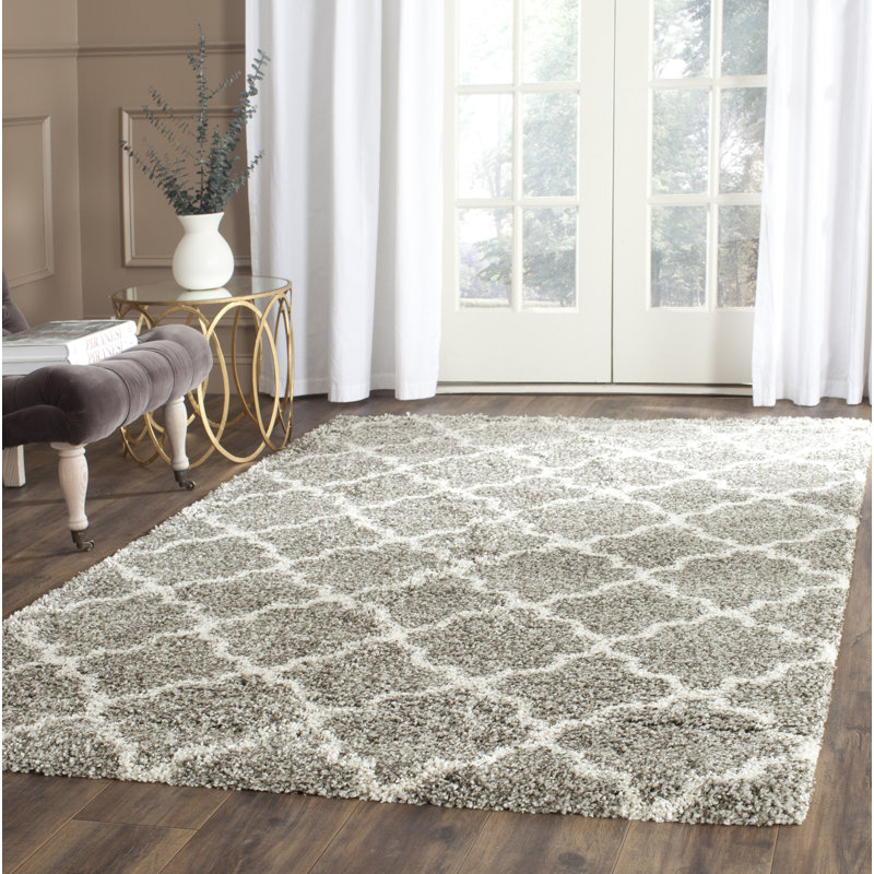 Girault Geometric Hand Woven Area Rug, Rectangle 236 x 305cm