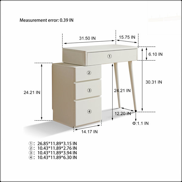 Dimensions du produit