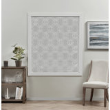 Exclusive Home Prague Trellis 100% Blackout Roman Shade
