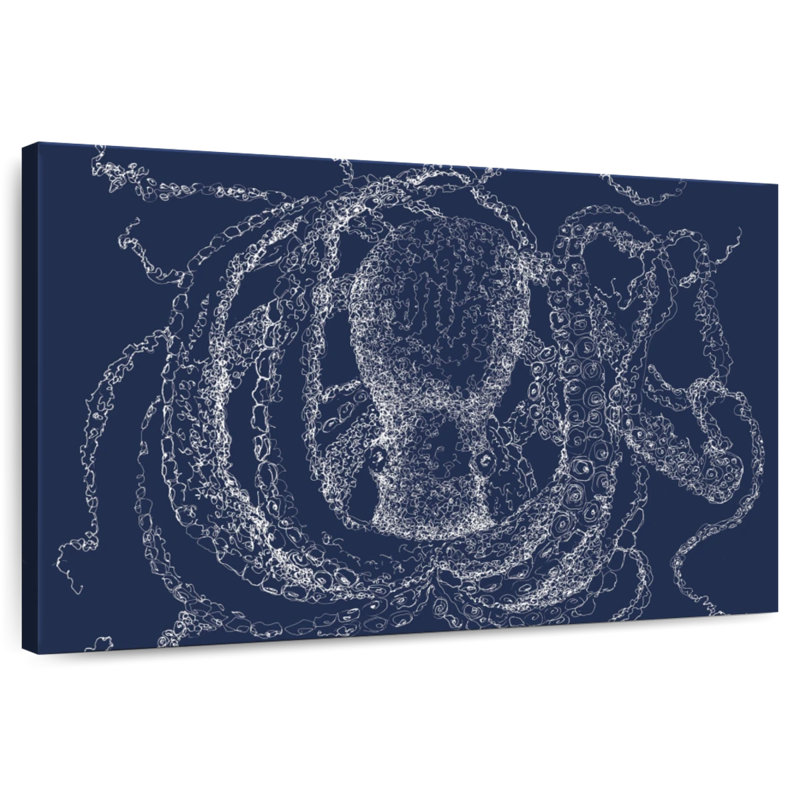 Octo Scribble, 8" H x 12" W