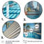 Turquoise Miami Skyscraper Shadows, reproduction d'art sur toile-1978021665-2023067526