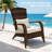 Patio Chair With Rattan Wicker, Soft Cushions, Tall Curved Backrest-1788328390-1788328388