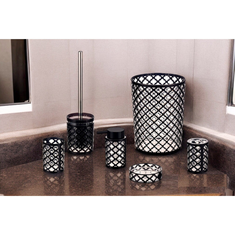 Ensemble d'accessoires de salle de bain Vicini, blanc
