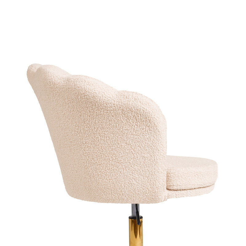 Beliani MONTICELLO Boucle Office Chair