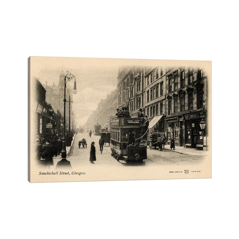 Glasgow by Alan Paul - Wrapped Canvas Print, 101.6 cm H x 66.04 cm W x 1.91 cm D
