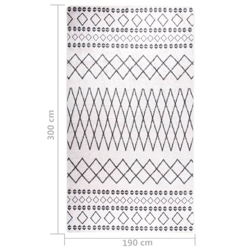 Donahue Moroccan Area Rug, Rectangle 190 x 300cm