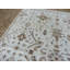 Tapis oriental noué à la main ivoire / brun / vert sauge / gris anthracite Oushak