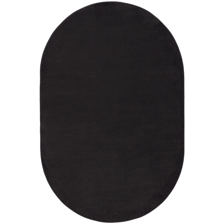 Nourison Essentials Black Indoor/Outdoor Area Rug