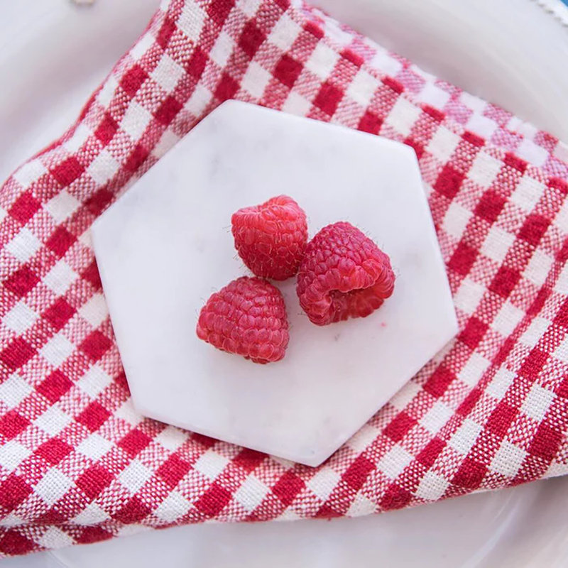 Marble Hexagon Coaster