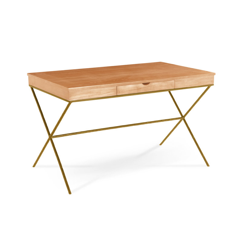Bureau debout en bois massif Abbott, Alchimie, Couche transparente