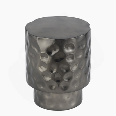 END Table Modern Style Table made with Metal in Nickel(NJ Inventory)
