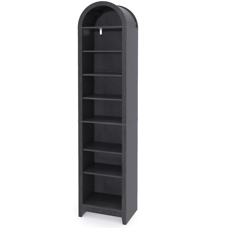 Bibliothèque 70 po H 8 niveaux, Noir