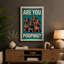 Are You Pooping Dogs Retro - Wrapped Canvas-185075917-185075920