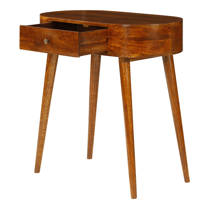 Shyann 80cm Solid Wood Console Table, Brown