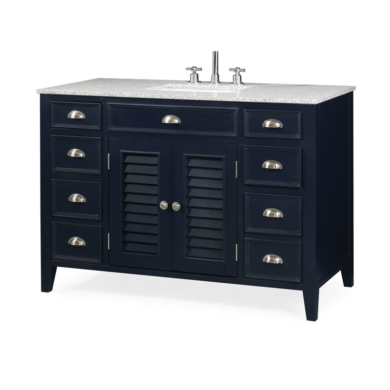 Ensemble de meuble-lavabo simple 47 po Atherton, Gris