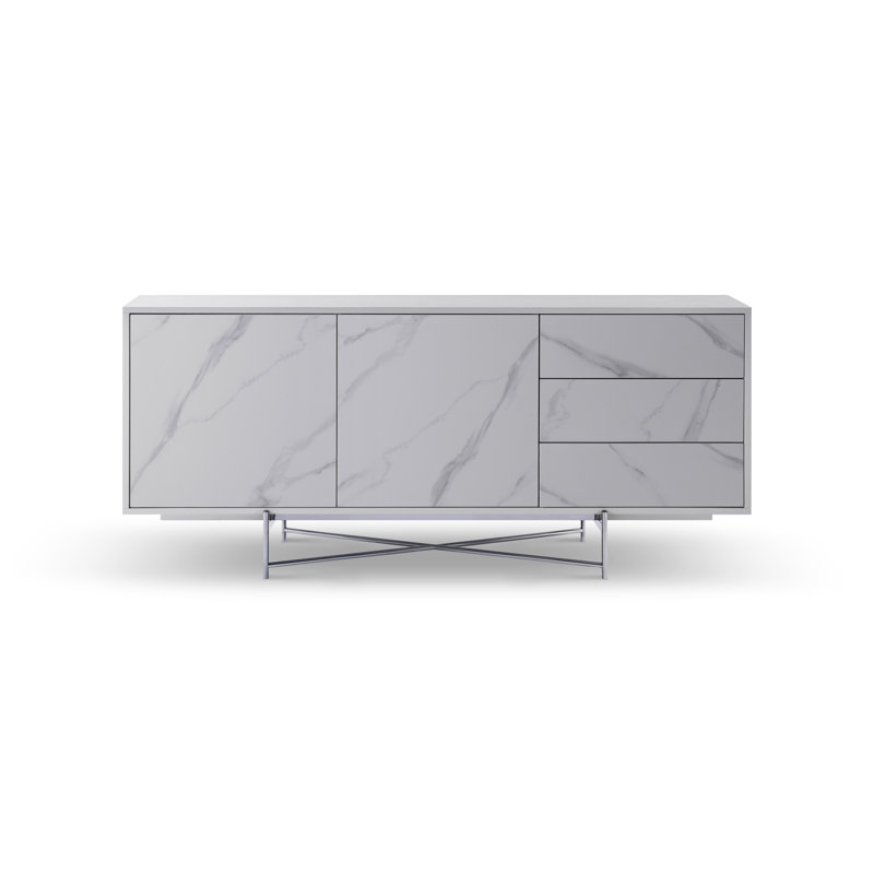 Azeezah 179.9cm Sideboard, White