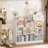 Presly 3  Tier Cube Bookcase Modern Bookshelf with 10 Cubes-646782012-632208647