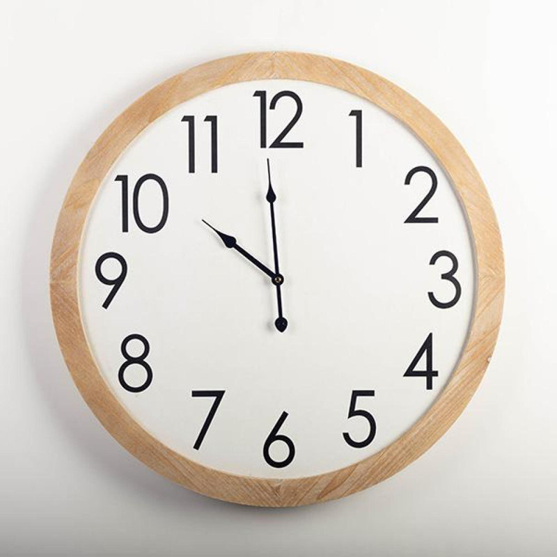 Manufactured Wood Wall Clock