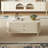 French retro solid wood light luxury coffee table