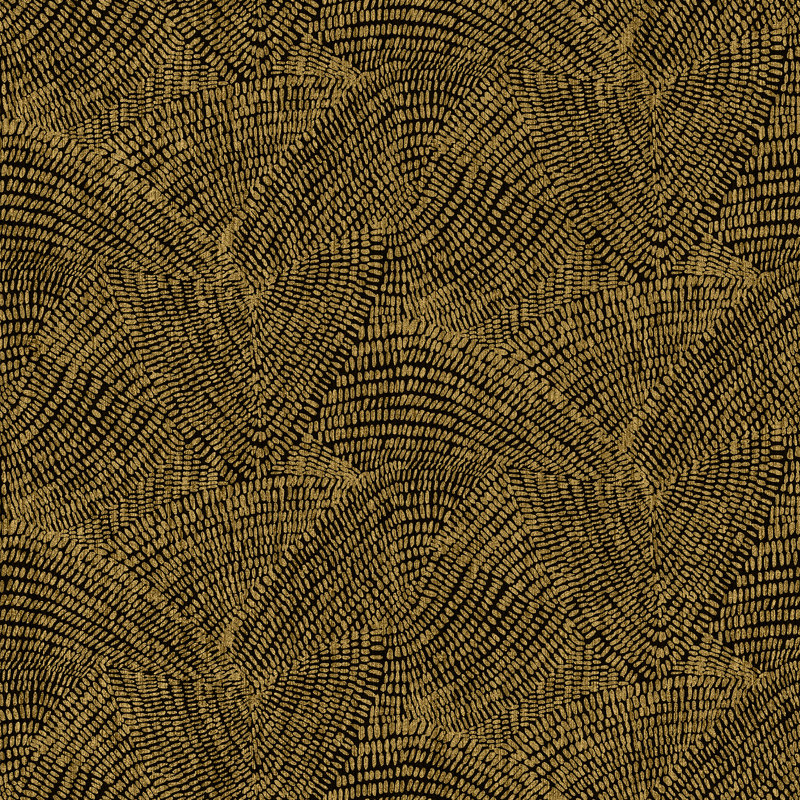 Malins 10.05m x 53cm  Textured Matte Wallpaper Roll, Gold/Black