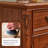 Walnut Solid Wood Shoe Storage Bench-1202973339